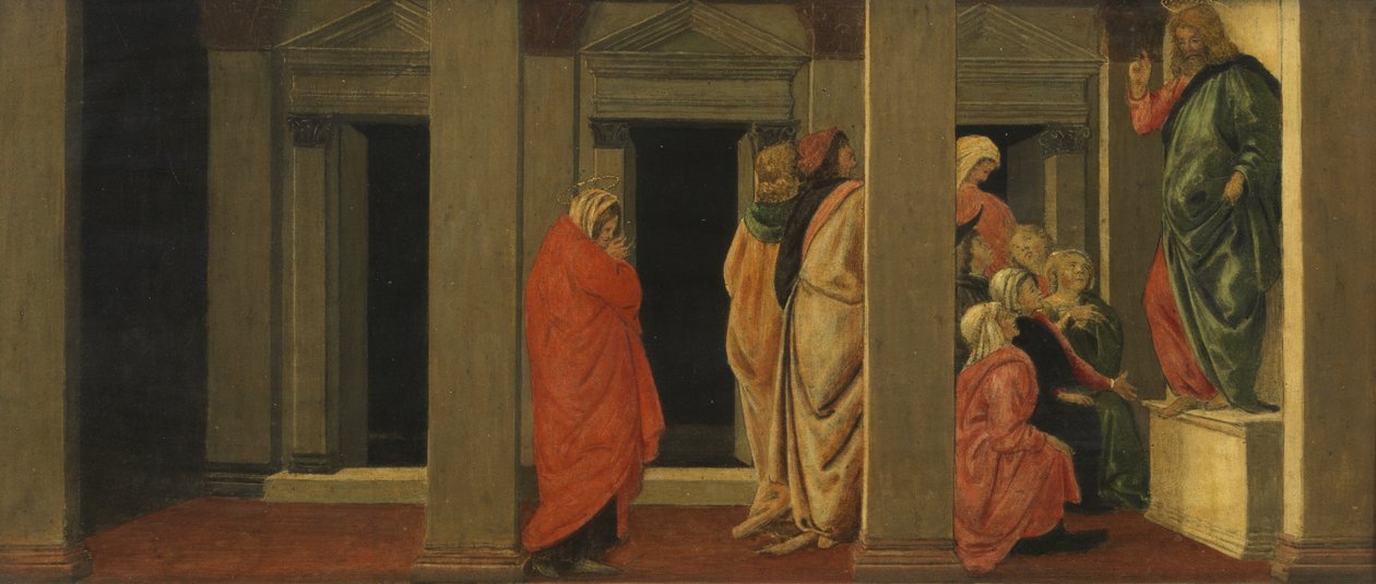 Cenas da vida de Maria Madalena de Sandro Botticelli