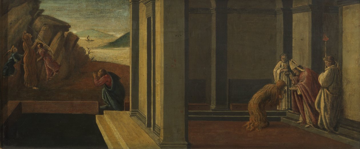 Cenas da vida de Maria Madalena de Sandro Botticelli