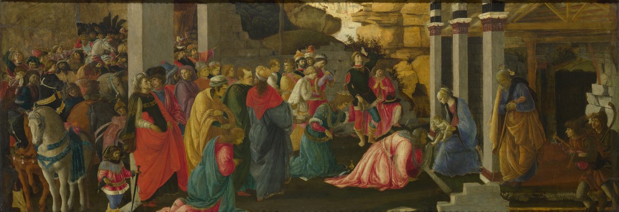A adoração dos reis, ca 1470 de Sandro Botticelli