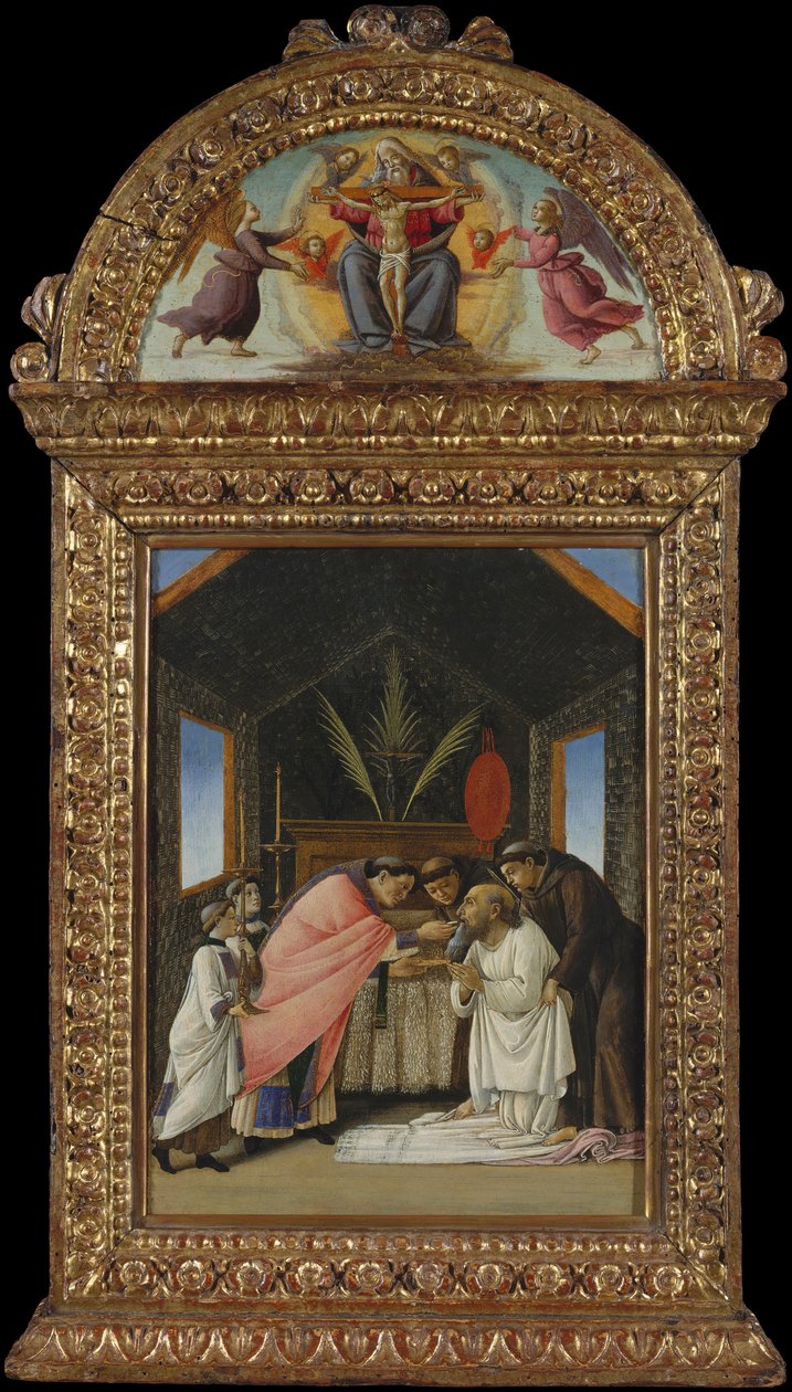 A Última Comunhão de São Jerônimo, início da década de 1490. de Sandro Botticelli
