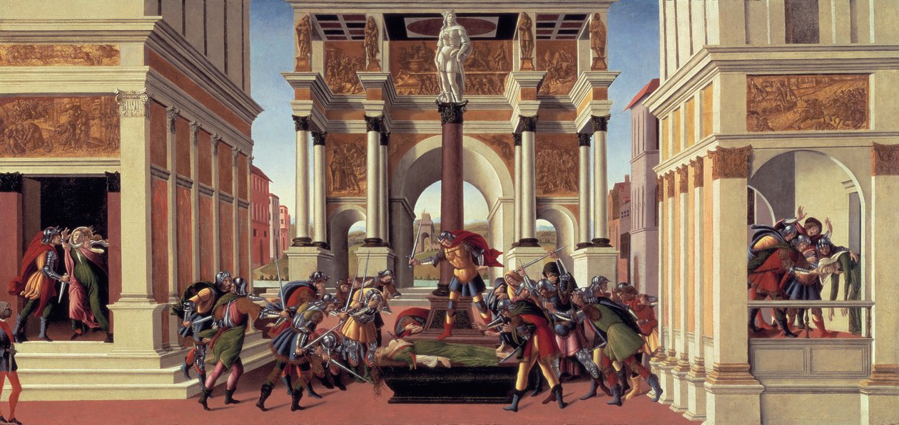 A história de Lucretia, 1500 de Sandro Botticelli