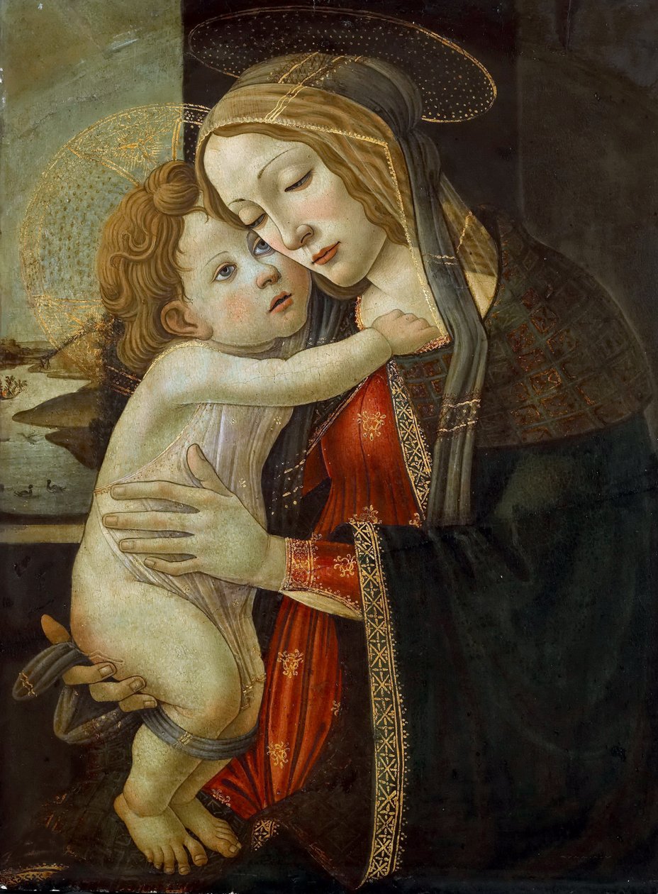 A Virgem e a Criança, c. 1500. de Sandro Botticelli