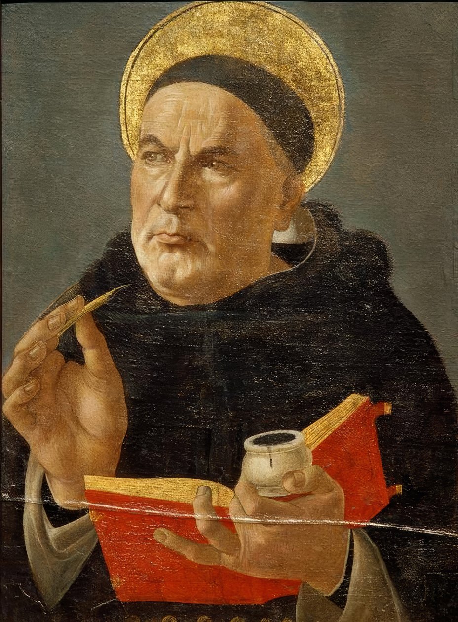 Thomas Aquinas. de Sandro Botticelli