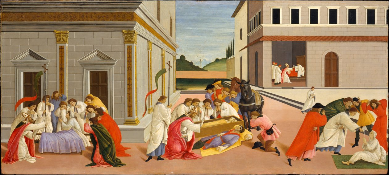 Três milagres de São Zenóbio de Sandro Botticelli
