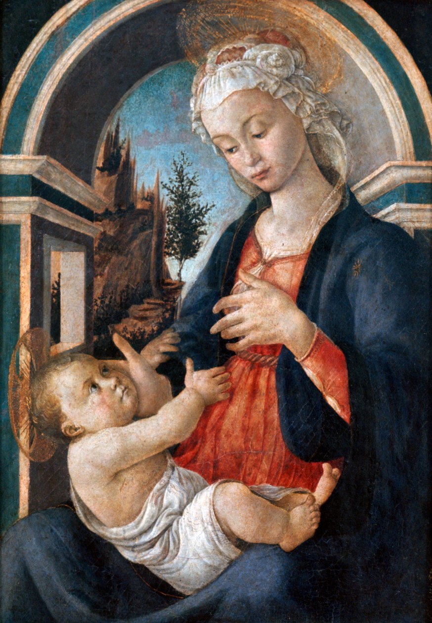Virgem e Criança, c1444-1510 de Sandro Botticelli