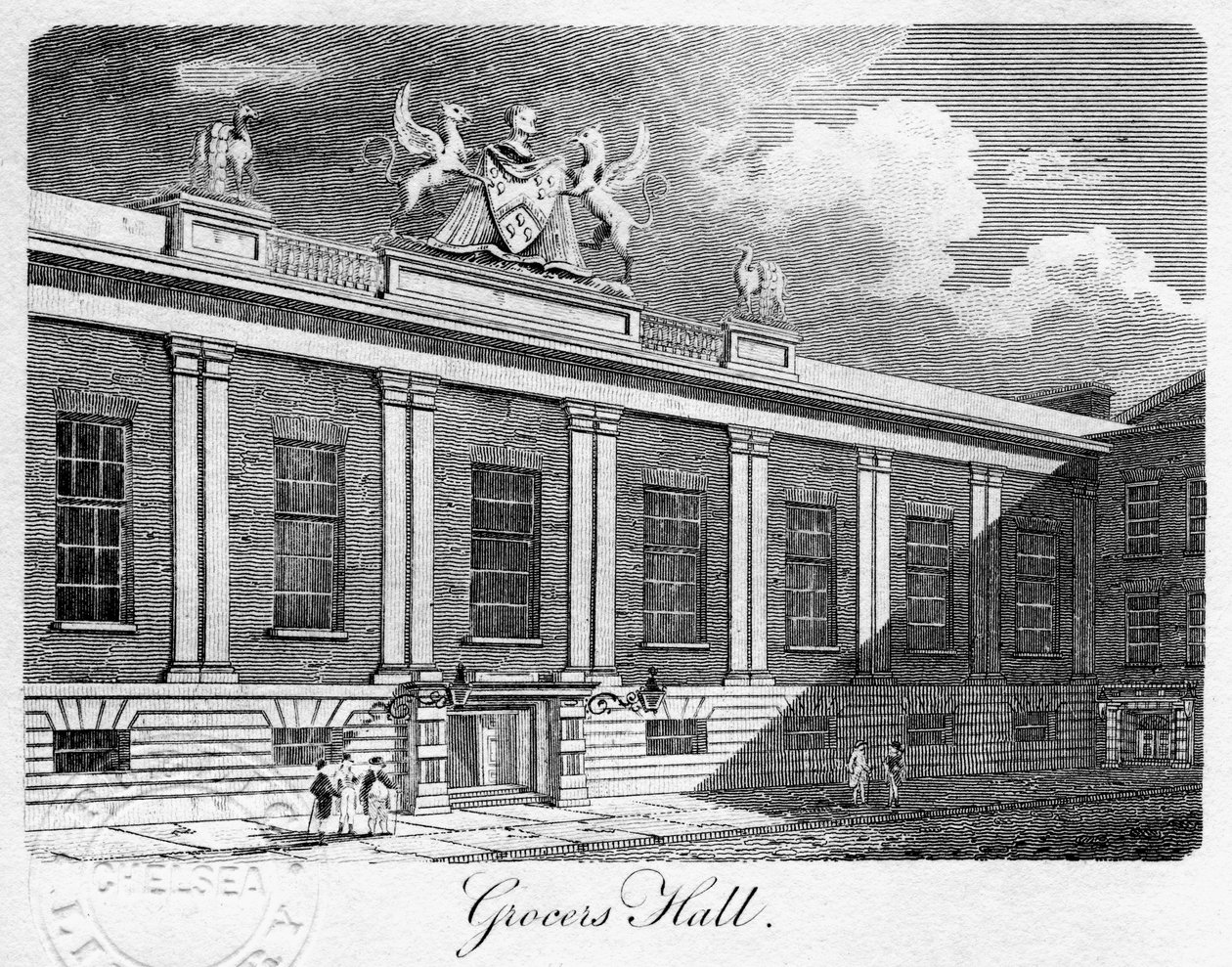 Loja de conveniência, cidade de Londres, 1811. de Sands