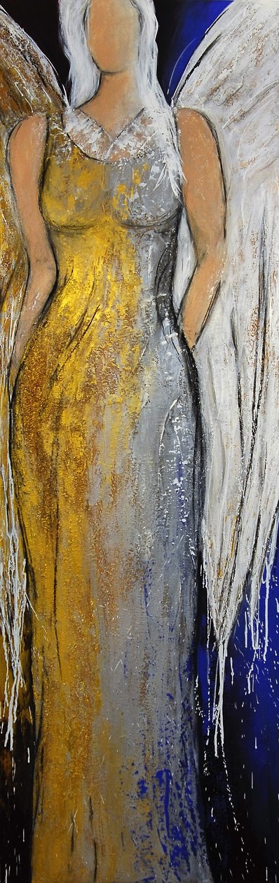 Anjo, 2024 (acrílico sobre tela) de Sandy Iseli