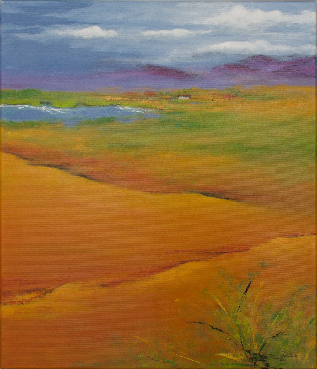 Cores da Natureza, 2020 (acrílico sobre tela) de Sandy Iseli