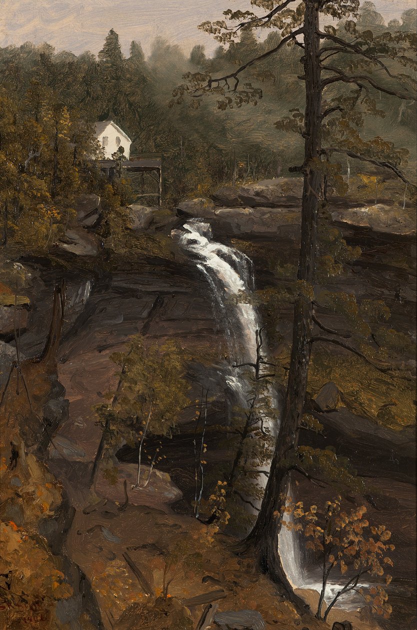 Cachoeira Kauterskill de Sanford Robinson Gifford