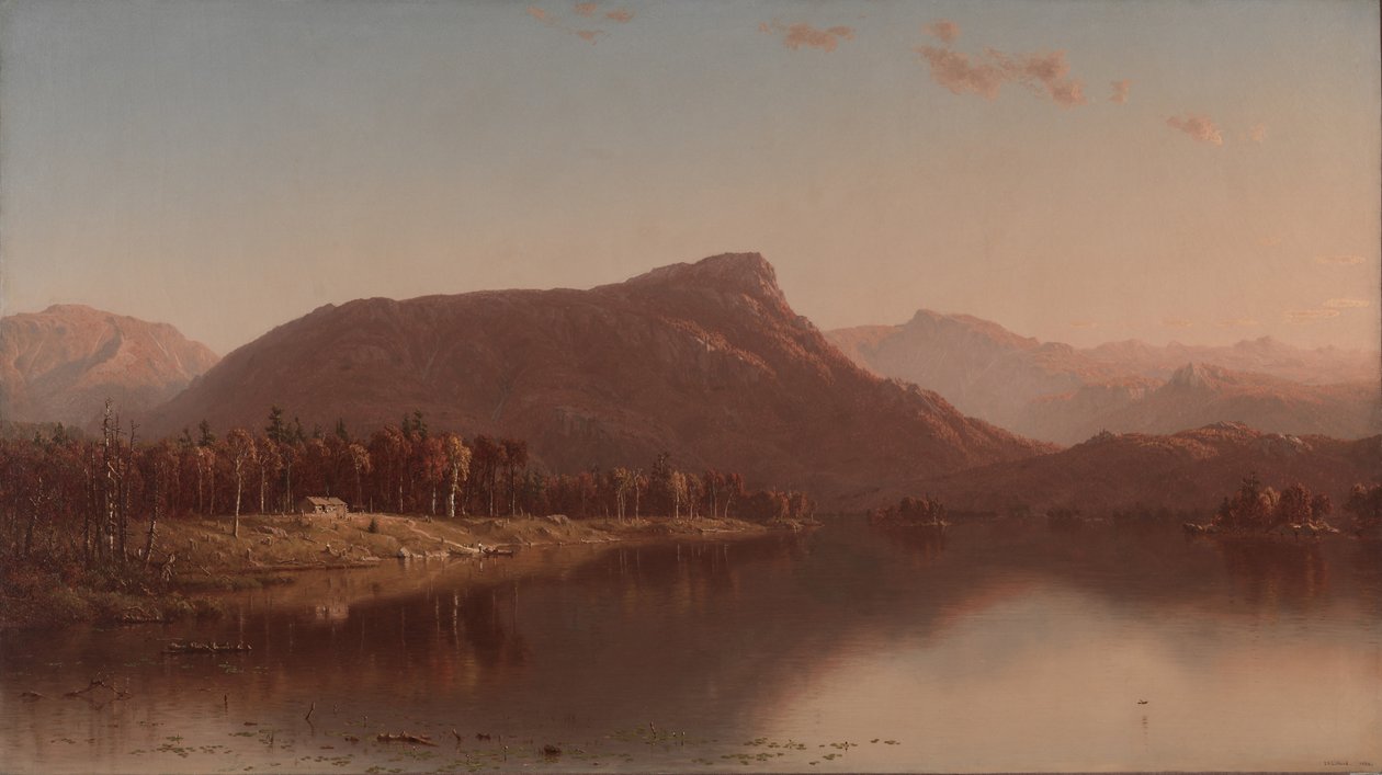 Um lar no deserto, 1866 de Sanford Robinson Gifford
