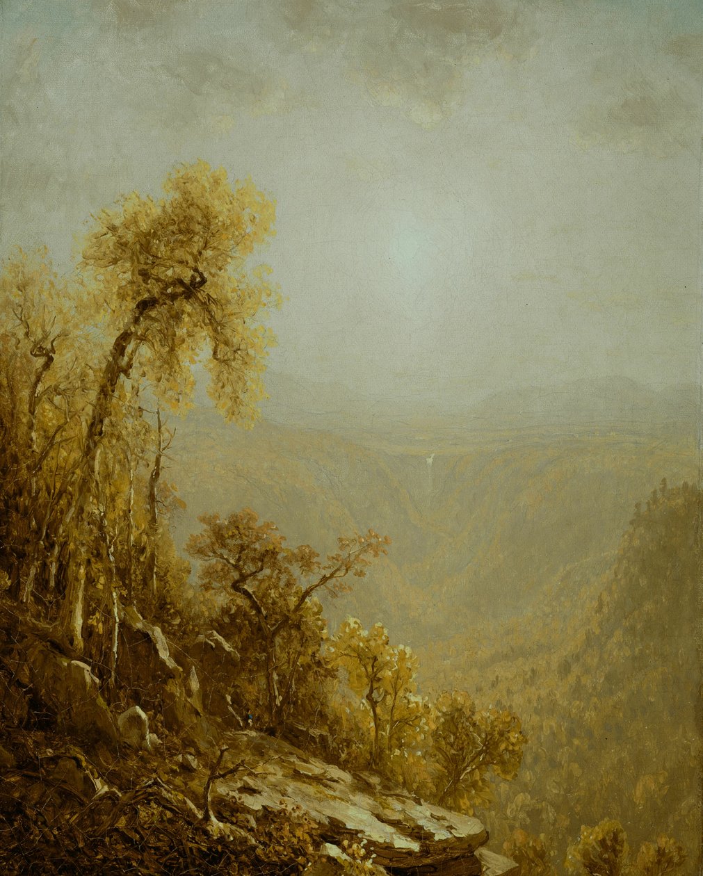 Kauterskill Clove, Montanhas Catskill, 1880. de Sanford Robinson Gifford