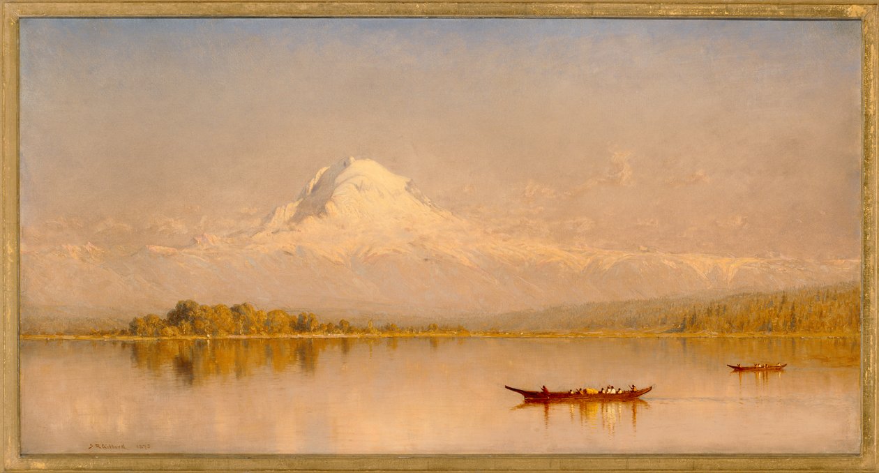 Monte Rainier, Baía de Tacoma - Puget
Som de Sanford Robinson Gifford