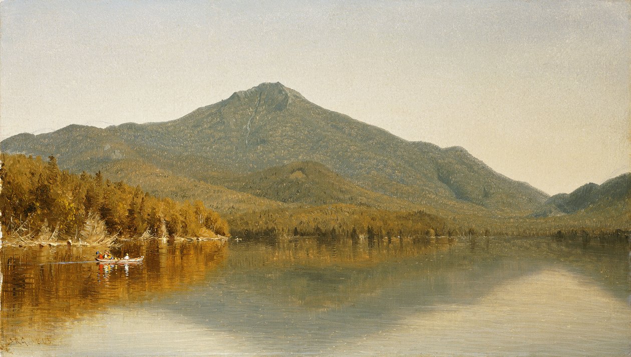 Monte Whiteface de Lake Placid, em Adirondacks, 1863 de Sanford Robinson Gifford