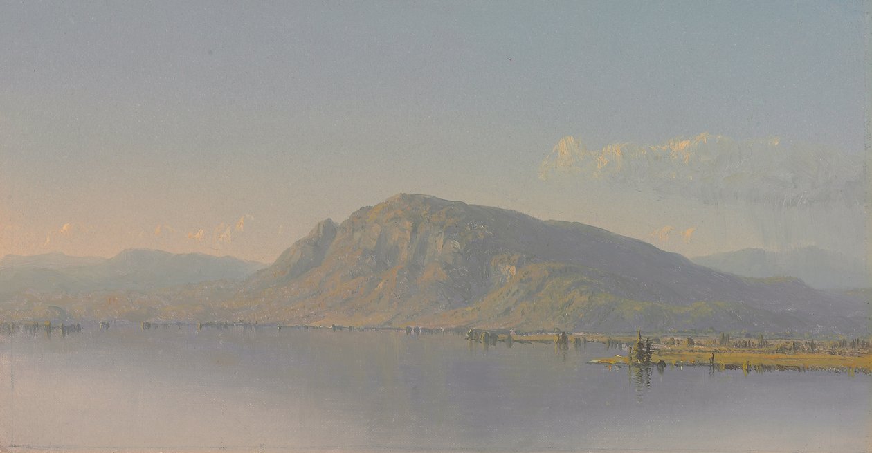 No rio Hudson de Sanford Robinson Gifford