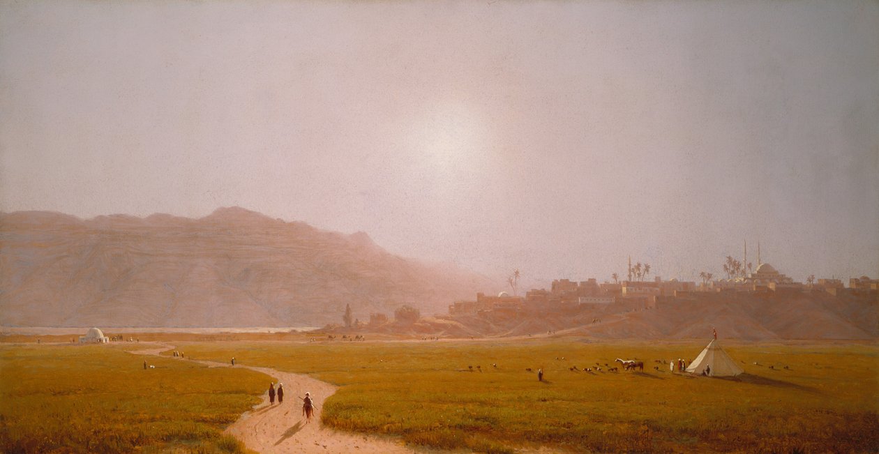 Siout, Egito, 1874 de Sanford Robinson Gifford