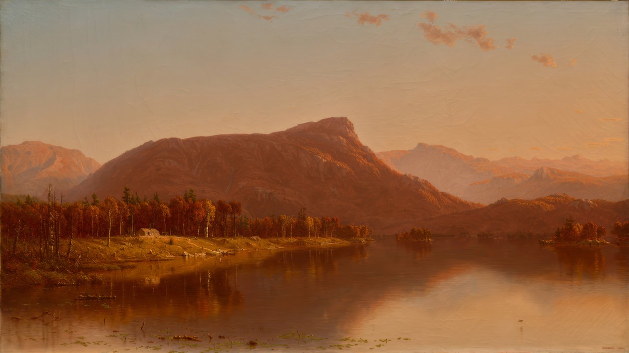 Uma casa na natureza de Sanford Robinson Gifford