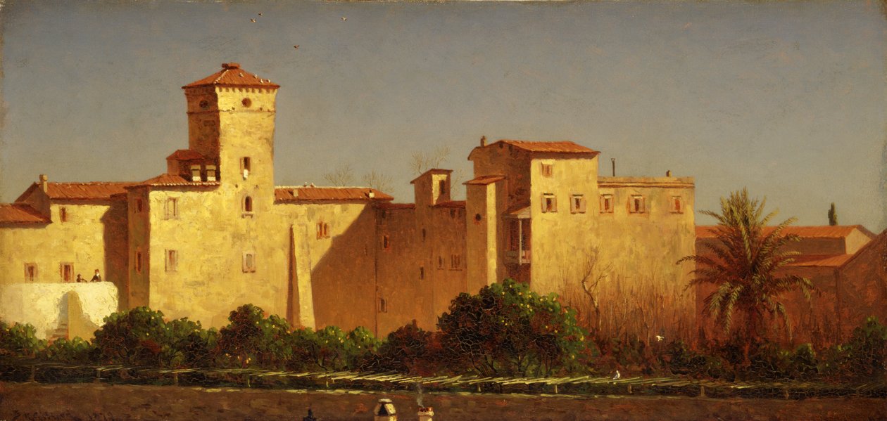 Vila Malta, Roma, 1879. de Sanford Robinson Gifford