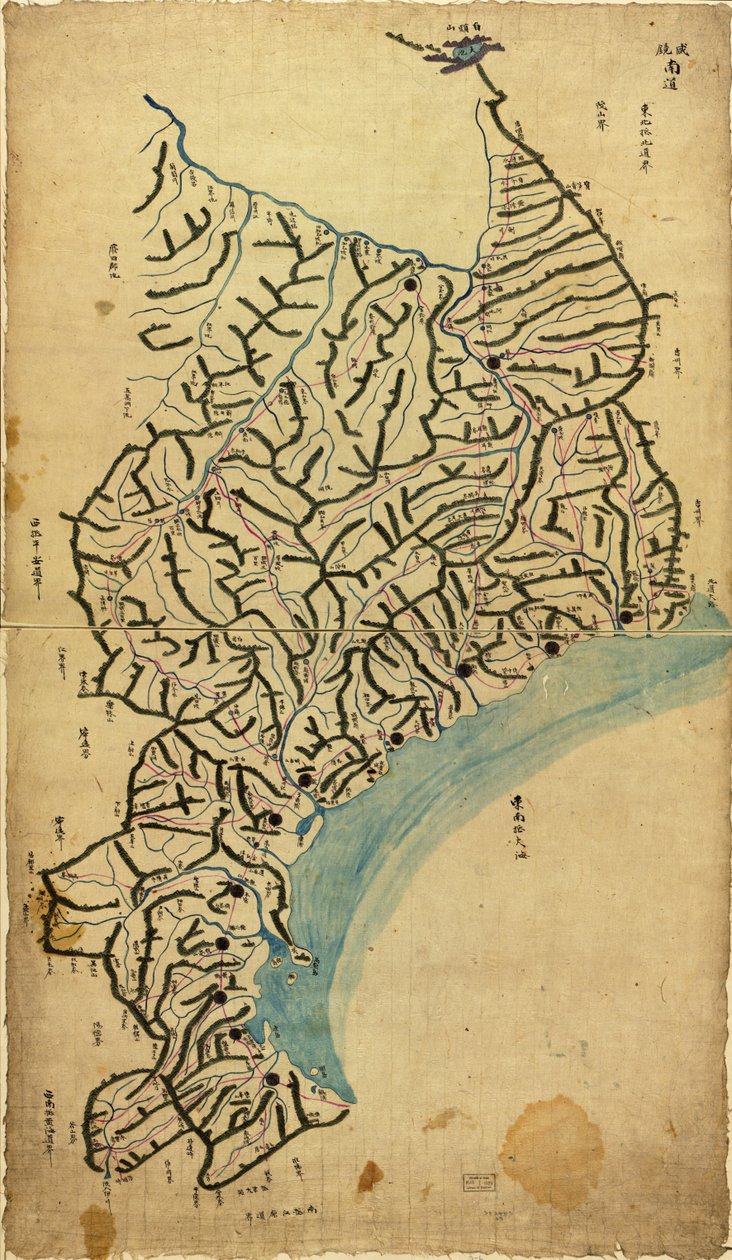 Chosŏn chido LOC 83675009-6 de Sang Gi Chŏng