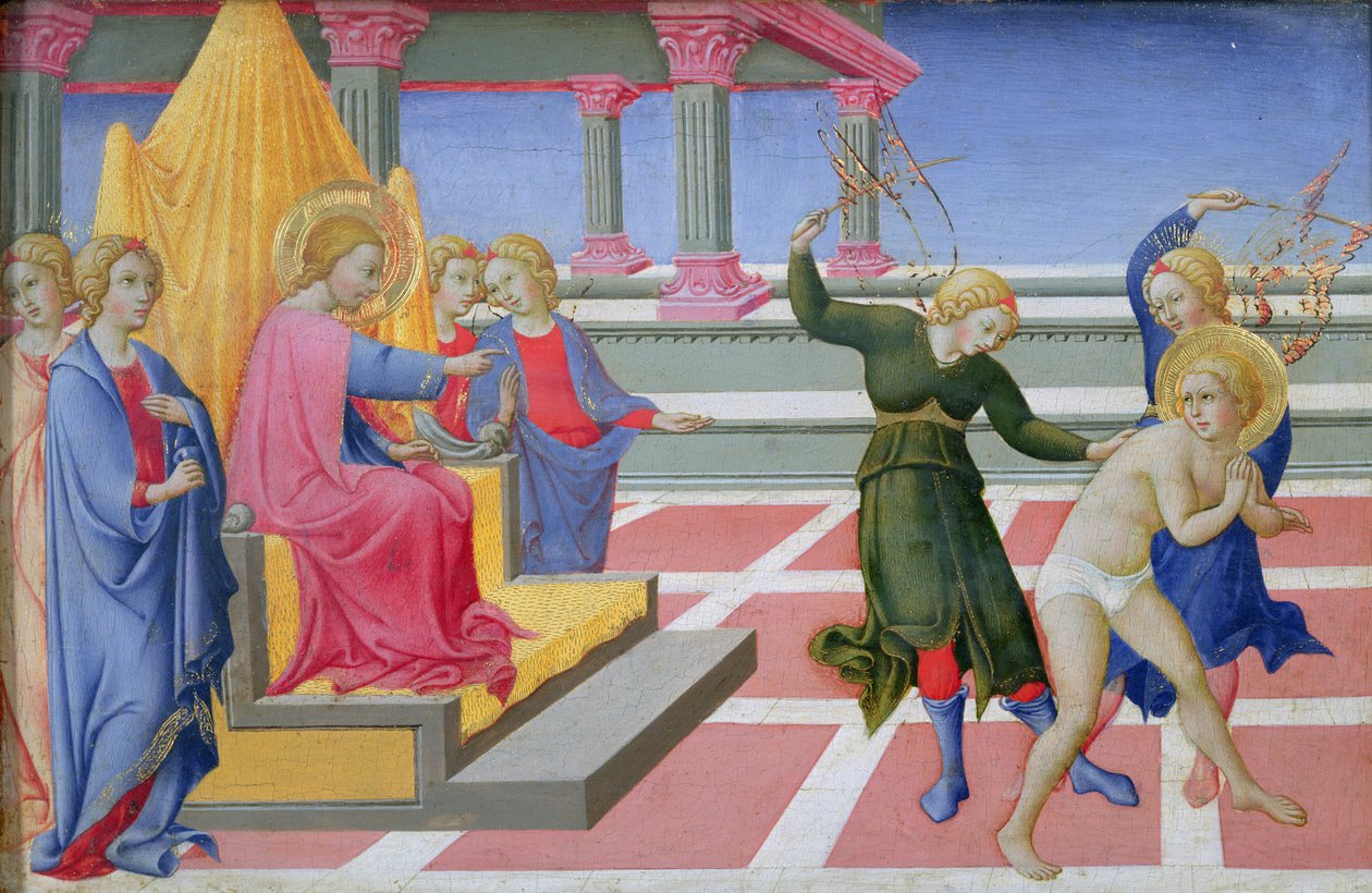 O sonho de São Jerônimo, 1444 de Sano di Pietro
