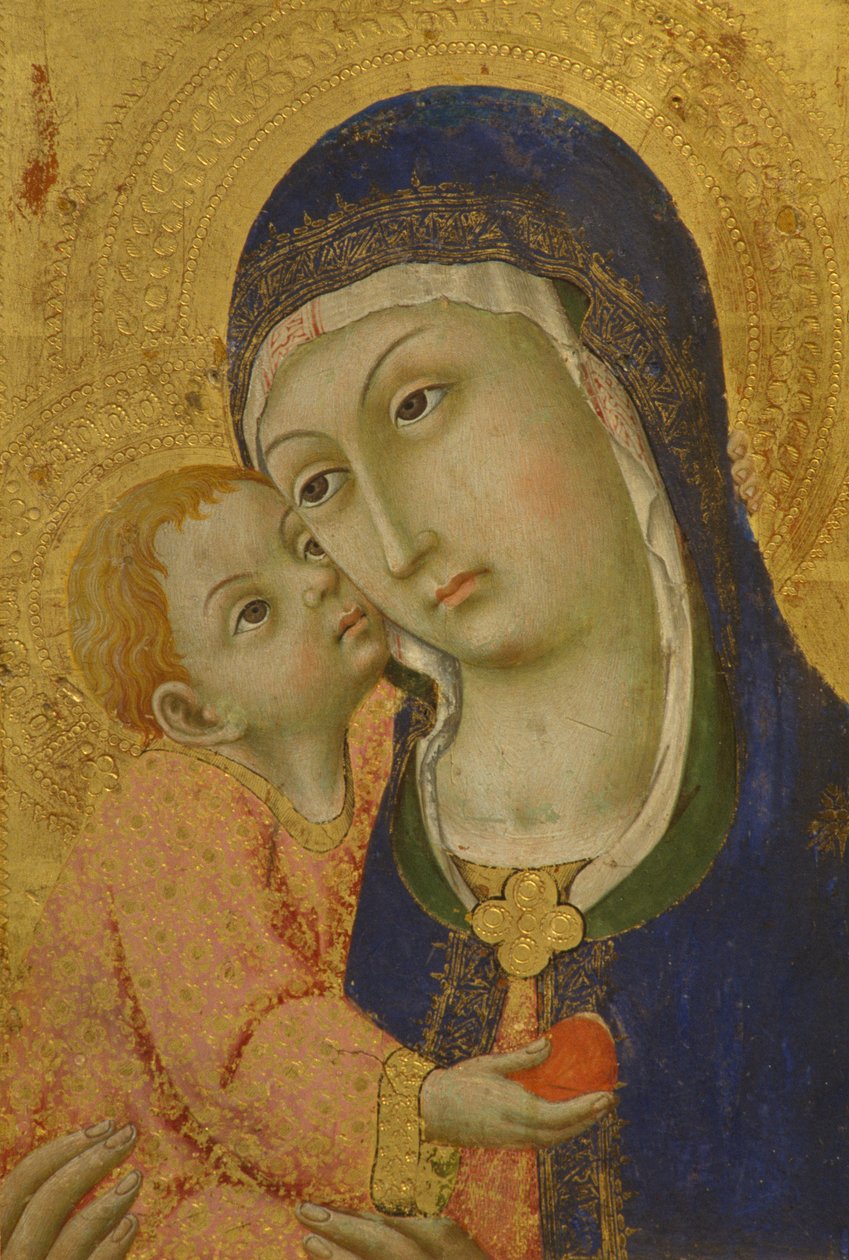 Madonna with Child, de Sano Di Pietro (1406-1481) de Sano di also Ansano di Pietro di Mencio Pietro