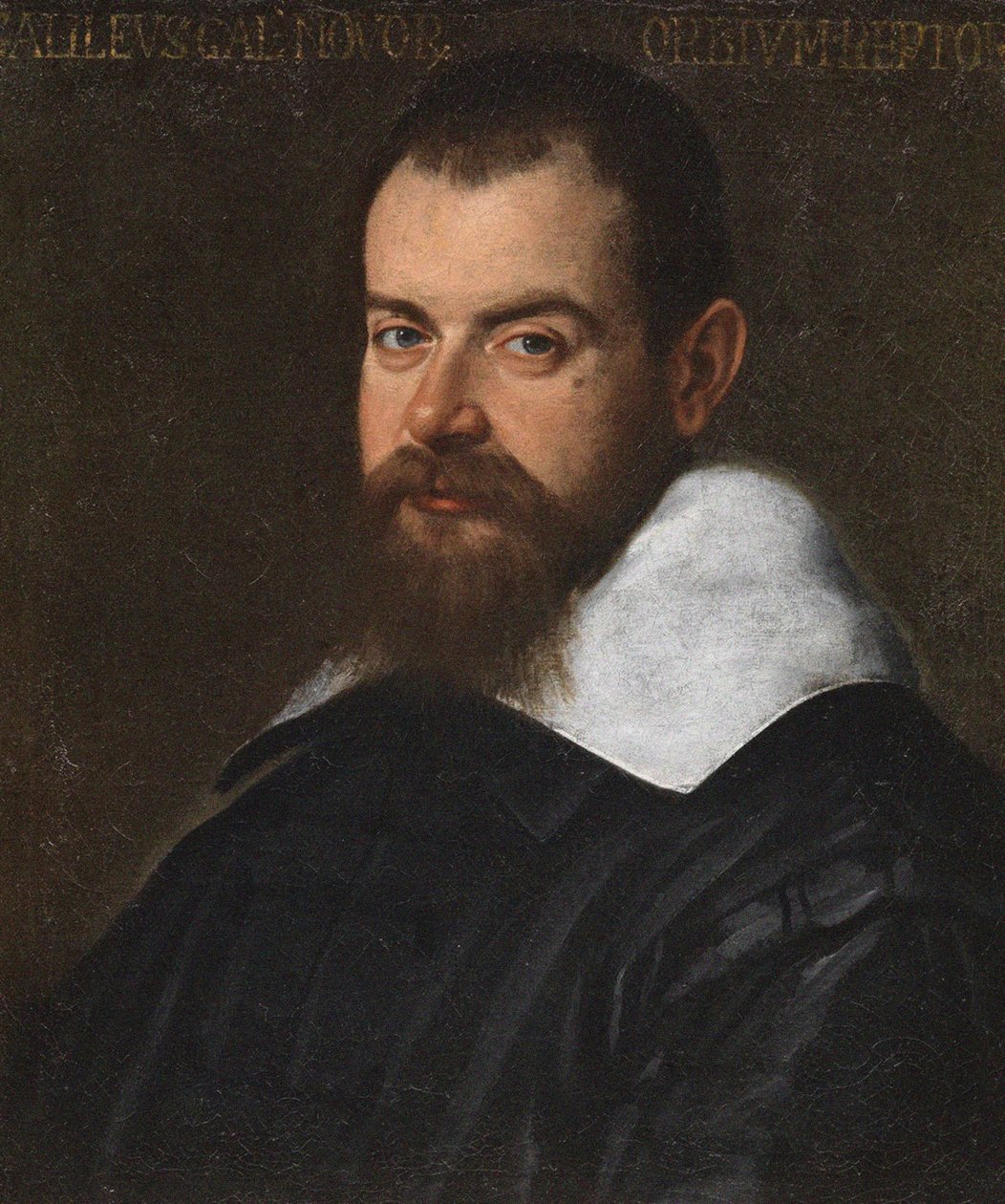 Retrato de Galileu Galilei, 1601. de Santi di Tito