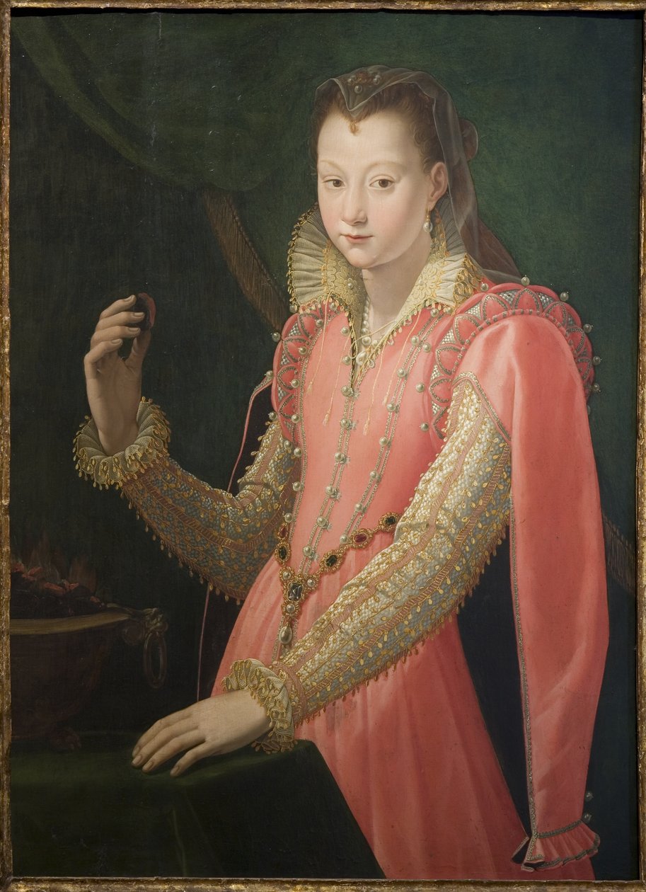 Retrato de uma jovem como Portia Catonis de Santi di Tito