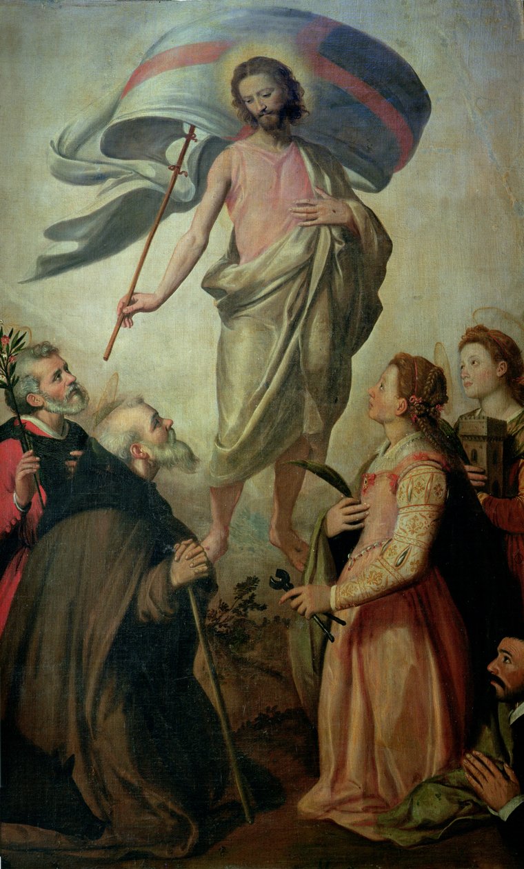 A Ascensão de Cristo, 1595 de Santi di Tito