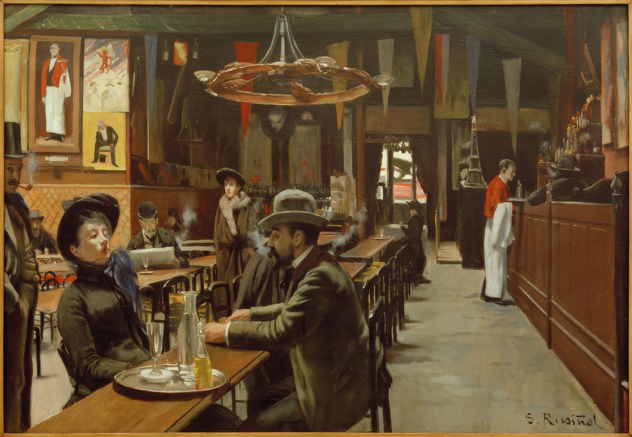 Café de Montmartre de Santiago Rusiñol