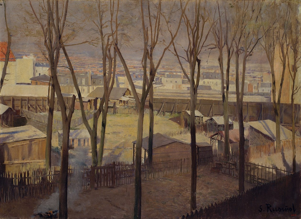 O butte de Santiago Rusiñol