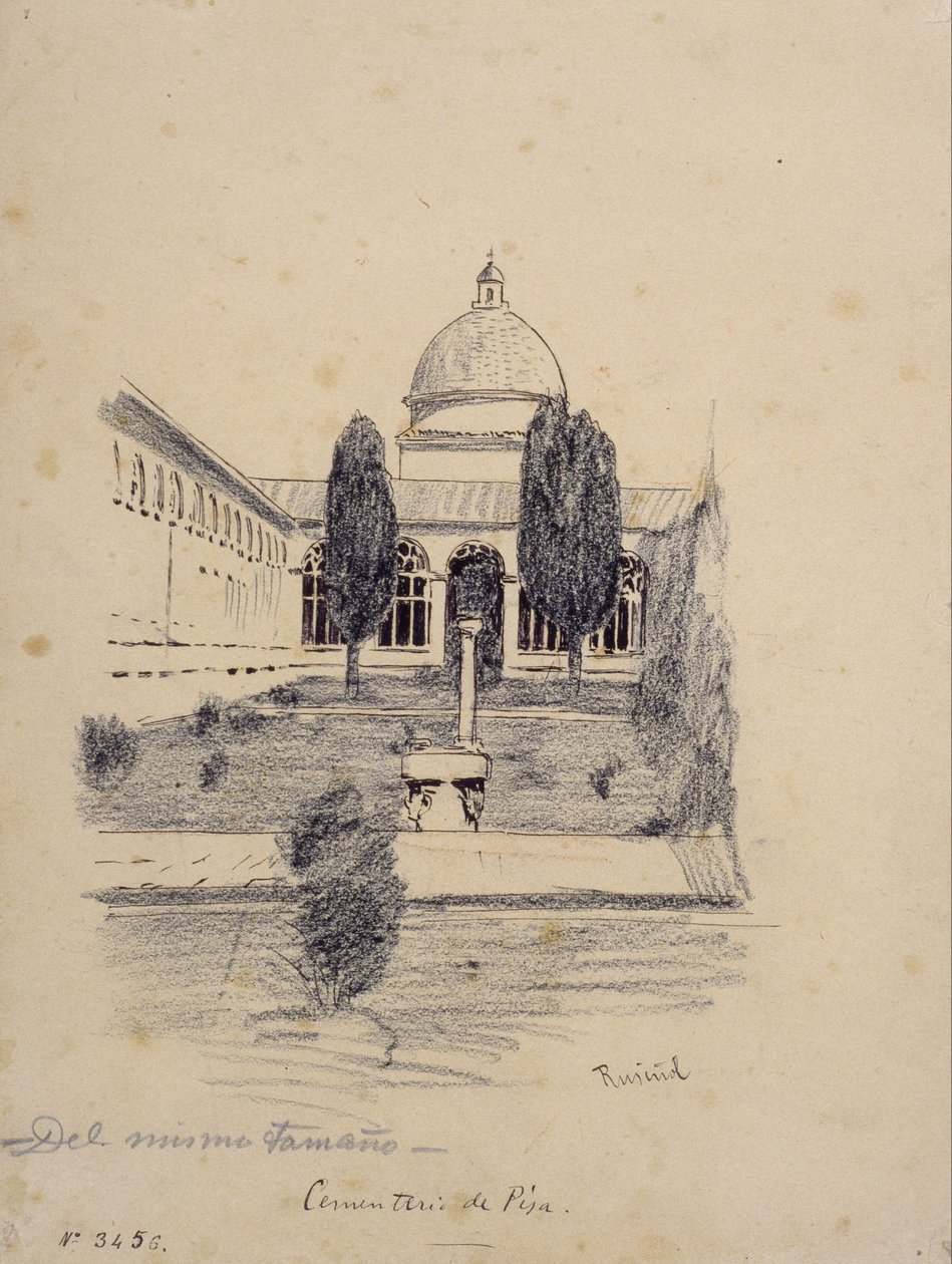 Cemitério de Pisa de Santiago Rusiñol