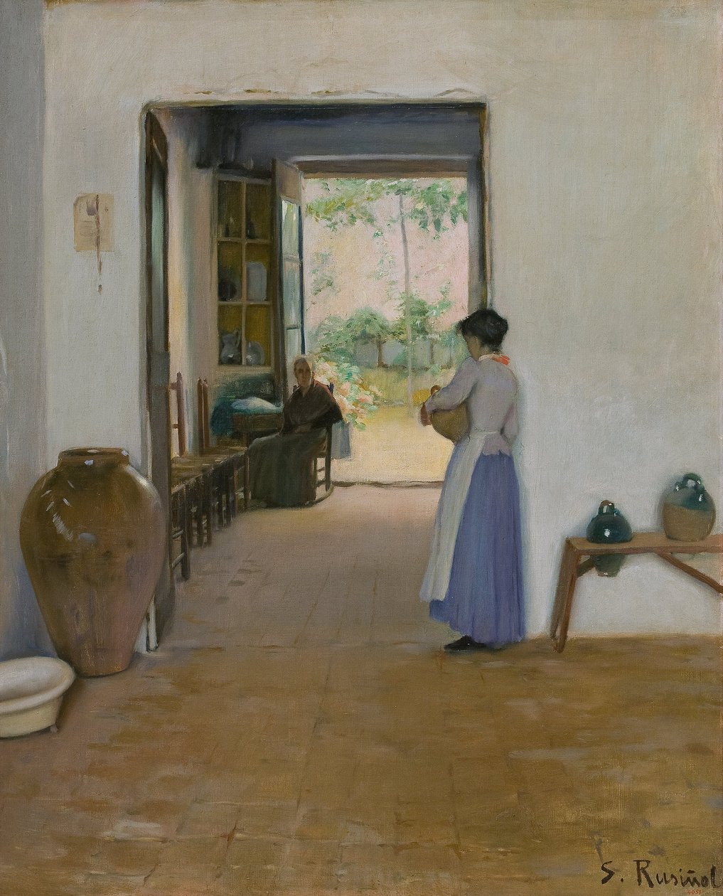 Sitges Interior de Santiago Rusiñol