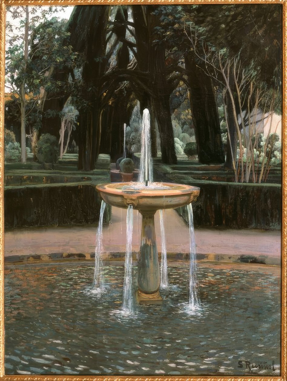 Brolladors del Generalife de Santiago Rusiñol