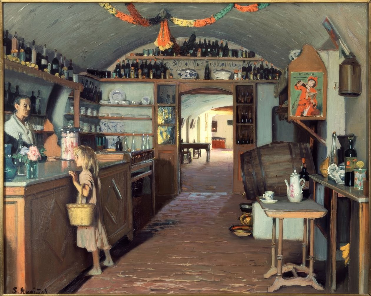 A pequena taberna de Santiago Rusiñol
