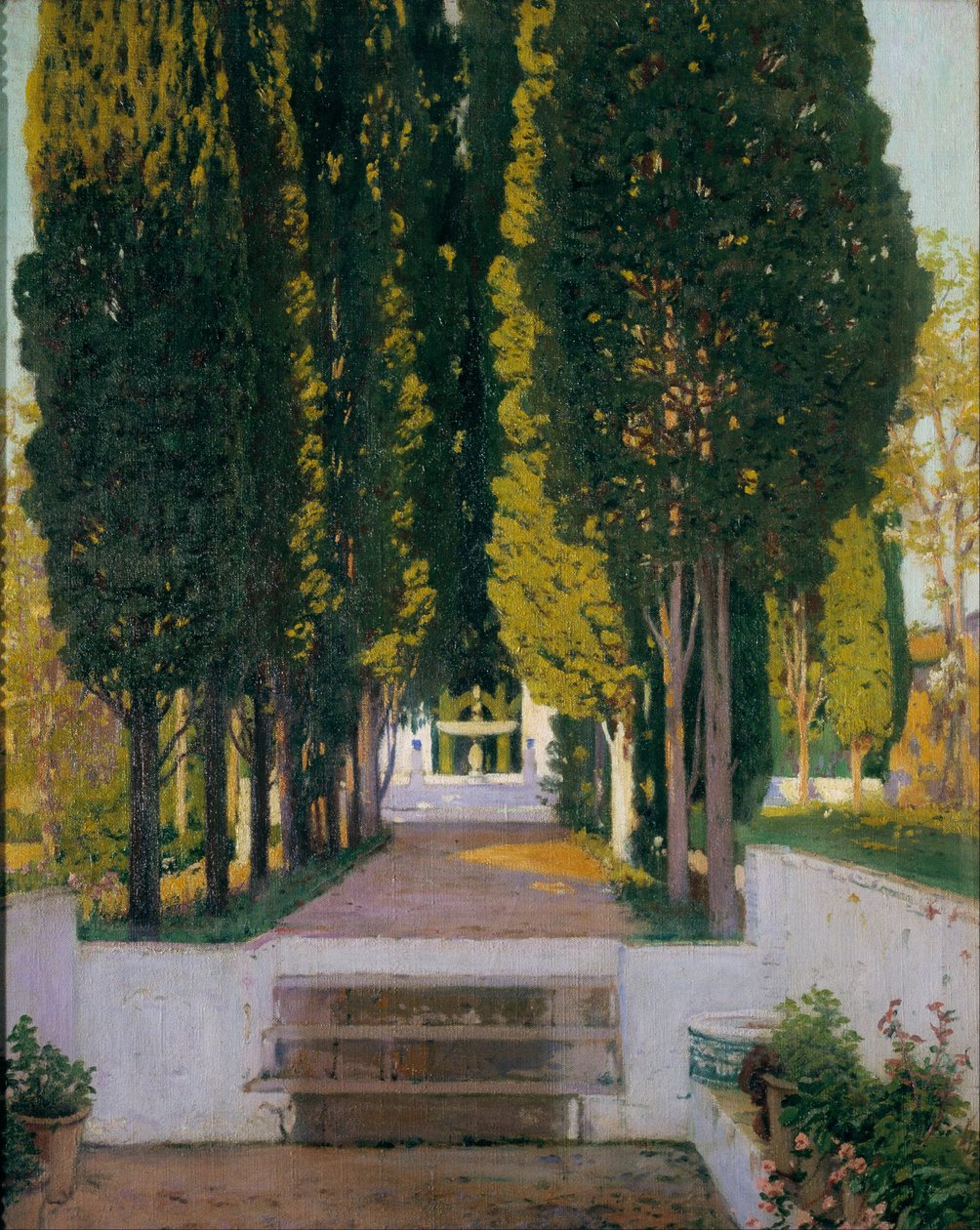 Jardins do Generalife de Santiago Rusiñol