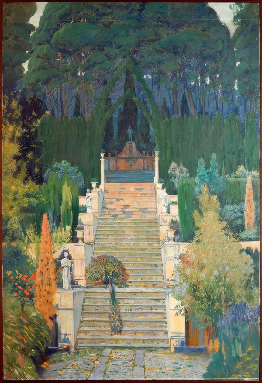 Jardim senhorial. Raixa II de Santiago Rusiñol