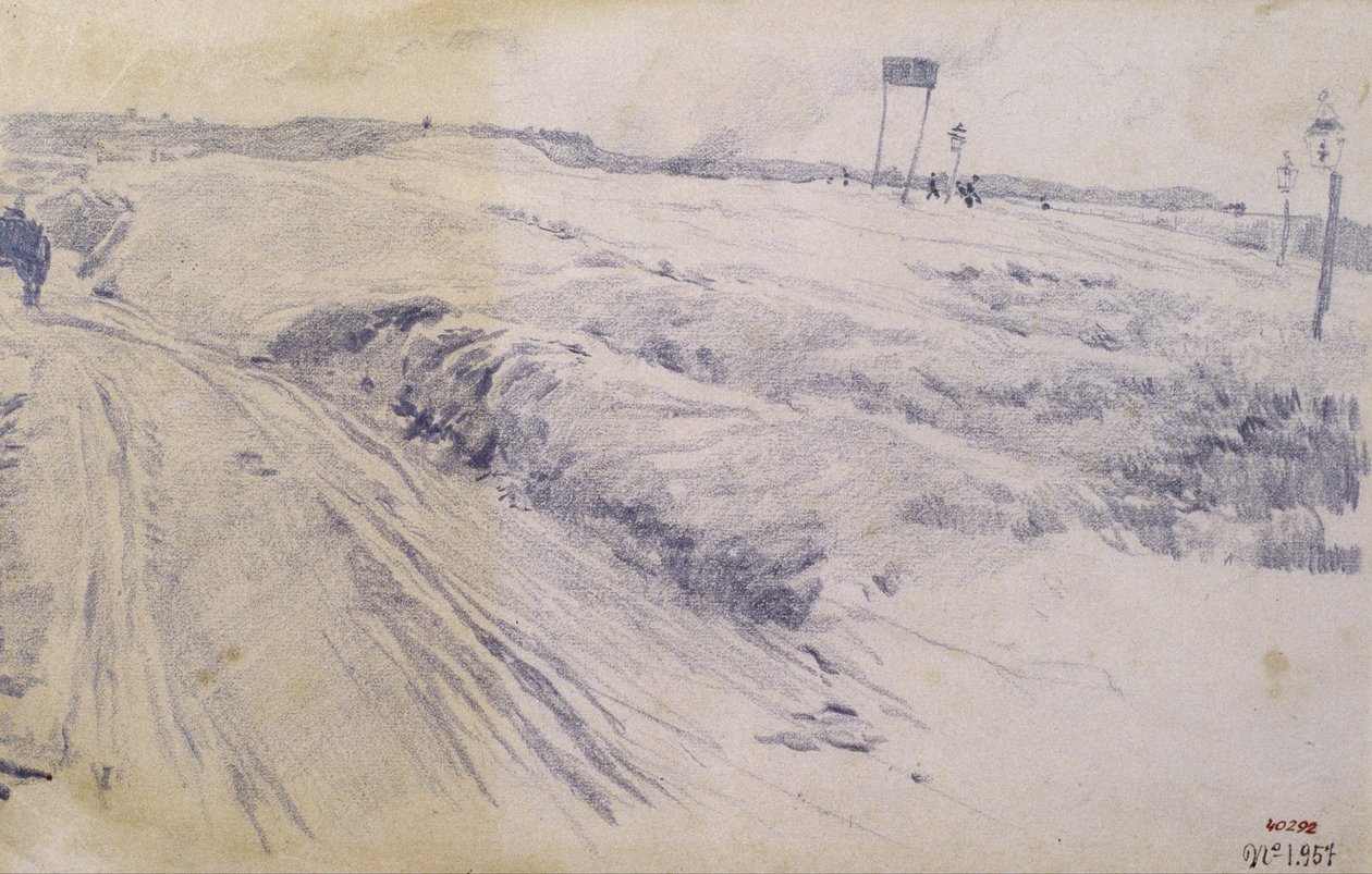 Paisagem, arredores da cidade de Santiago Rusiñol
