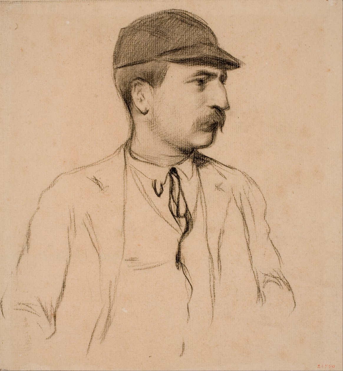 Retrato de Genís Muntaner de Santiago Rusiñol