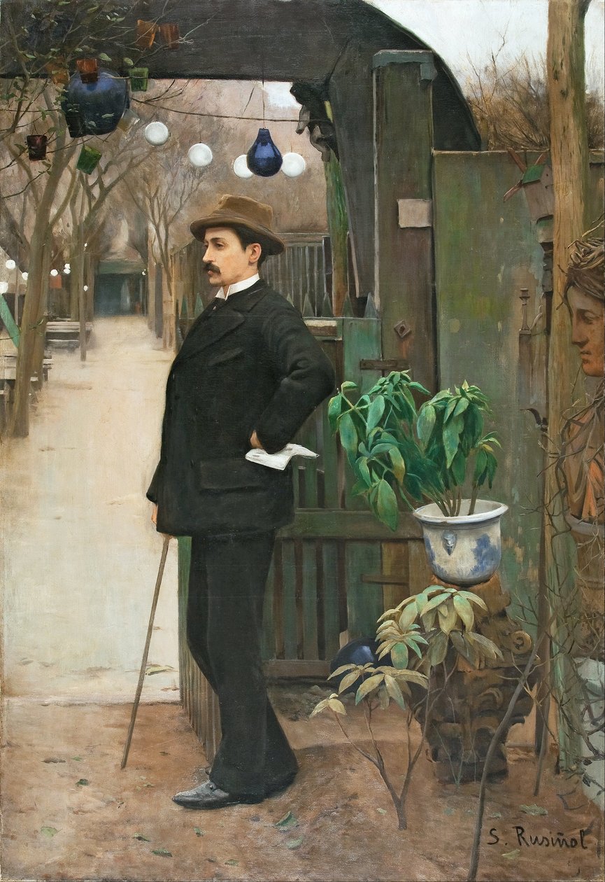 Retrato de Miquel Utrillo de Santiago Rusiñol