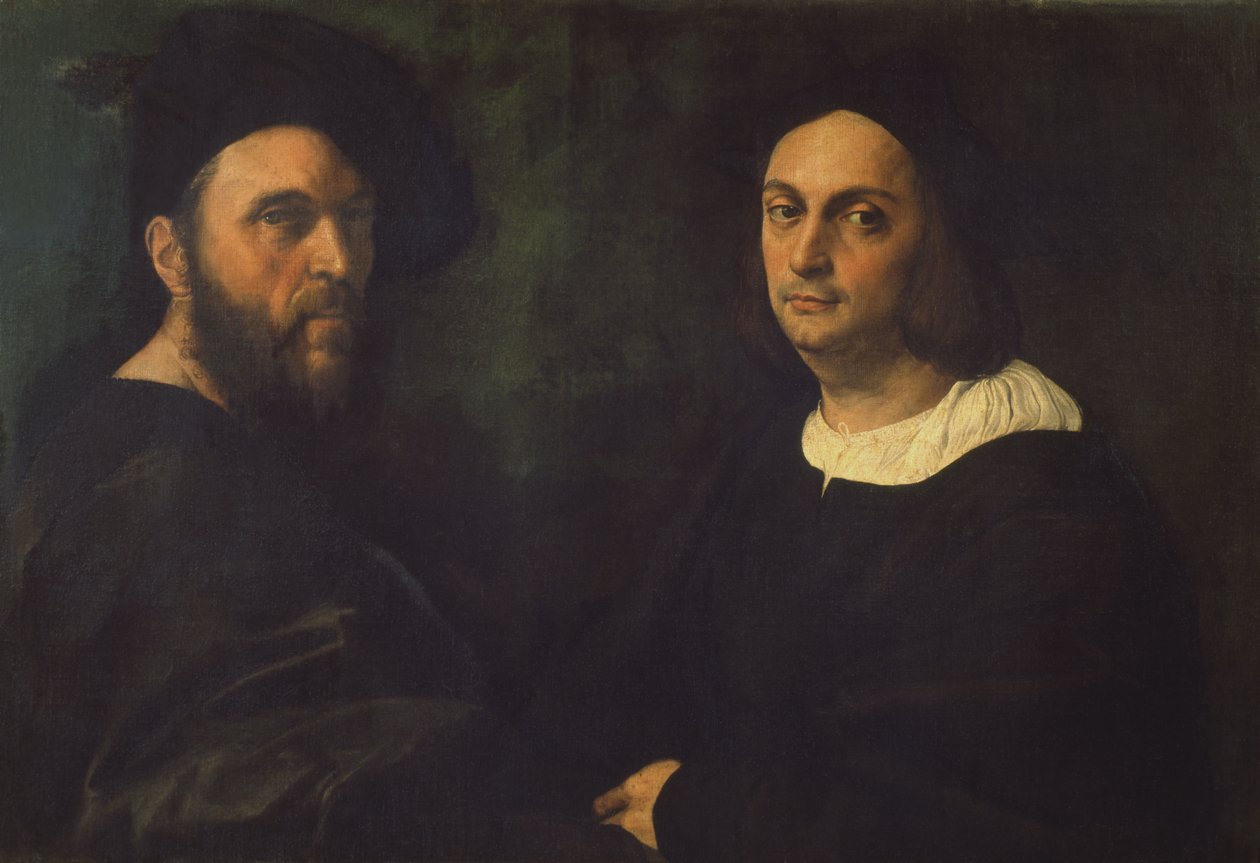 Retrato Duplo, c.1516 de Raffaello Sanzio Raphael