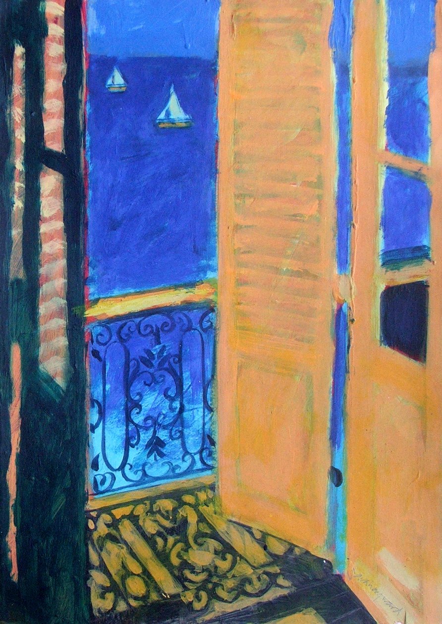 Dinard (acrílico sobre tela) de Sara Hayward