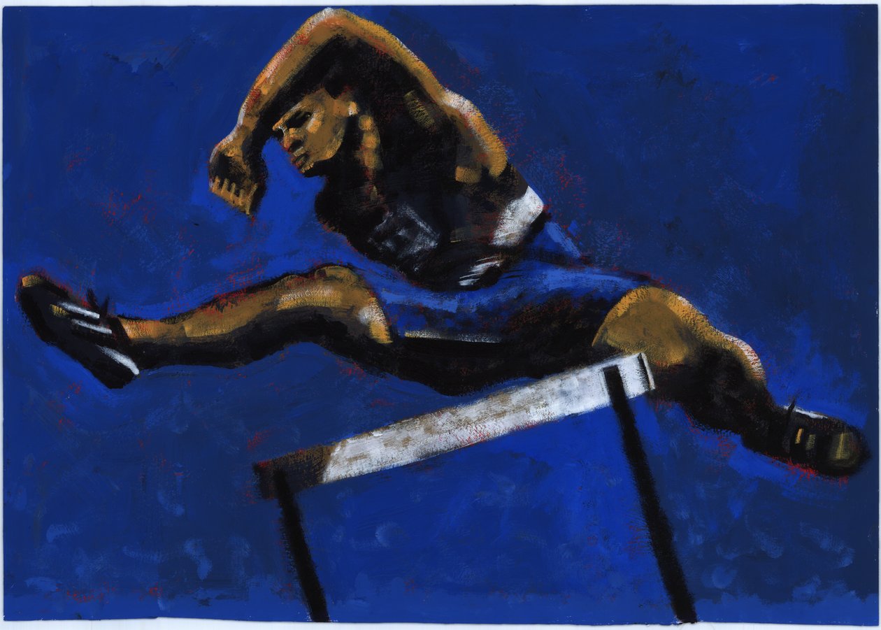 Hurdler, 2009 (acrílico) de Sara Hayward