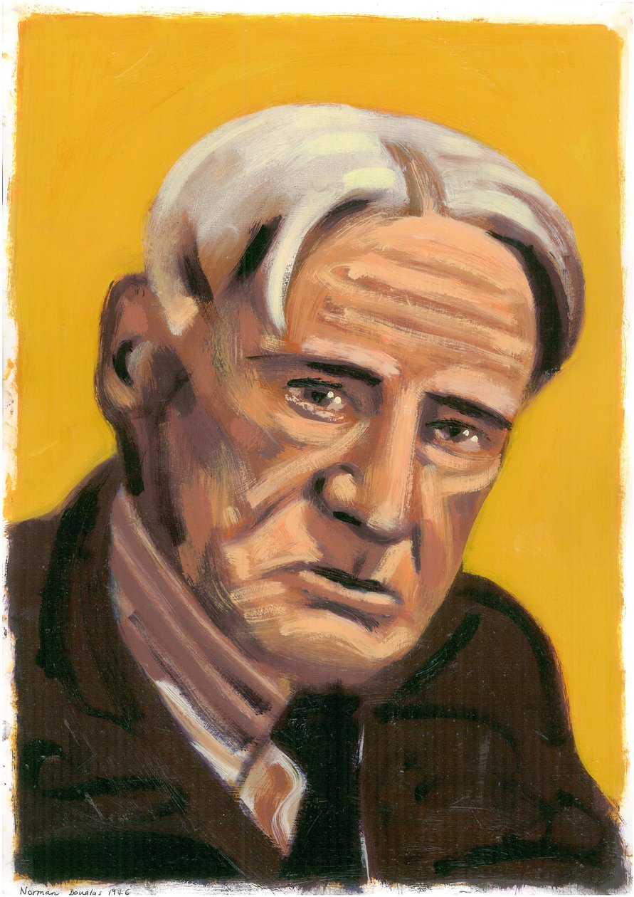 Norman Douglas, 2008 (óleo sobre papel) de Sara Hayward