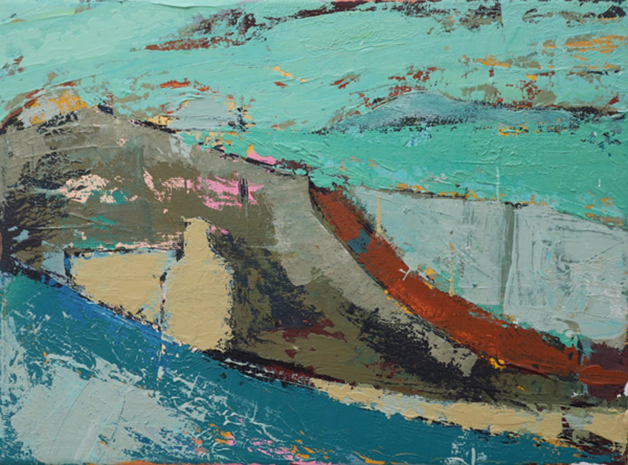 Caminho (acrílico sobre tela) de Sara Hayward