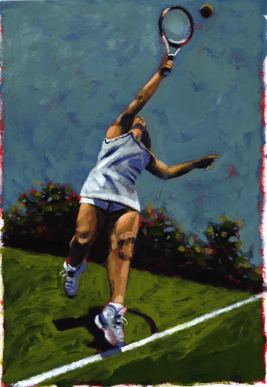 Desportista, 2009 (acrílico) de Sara Hayward