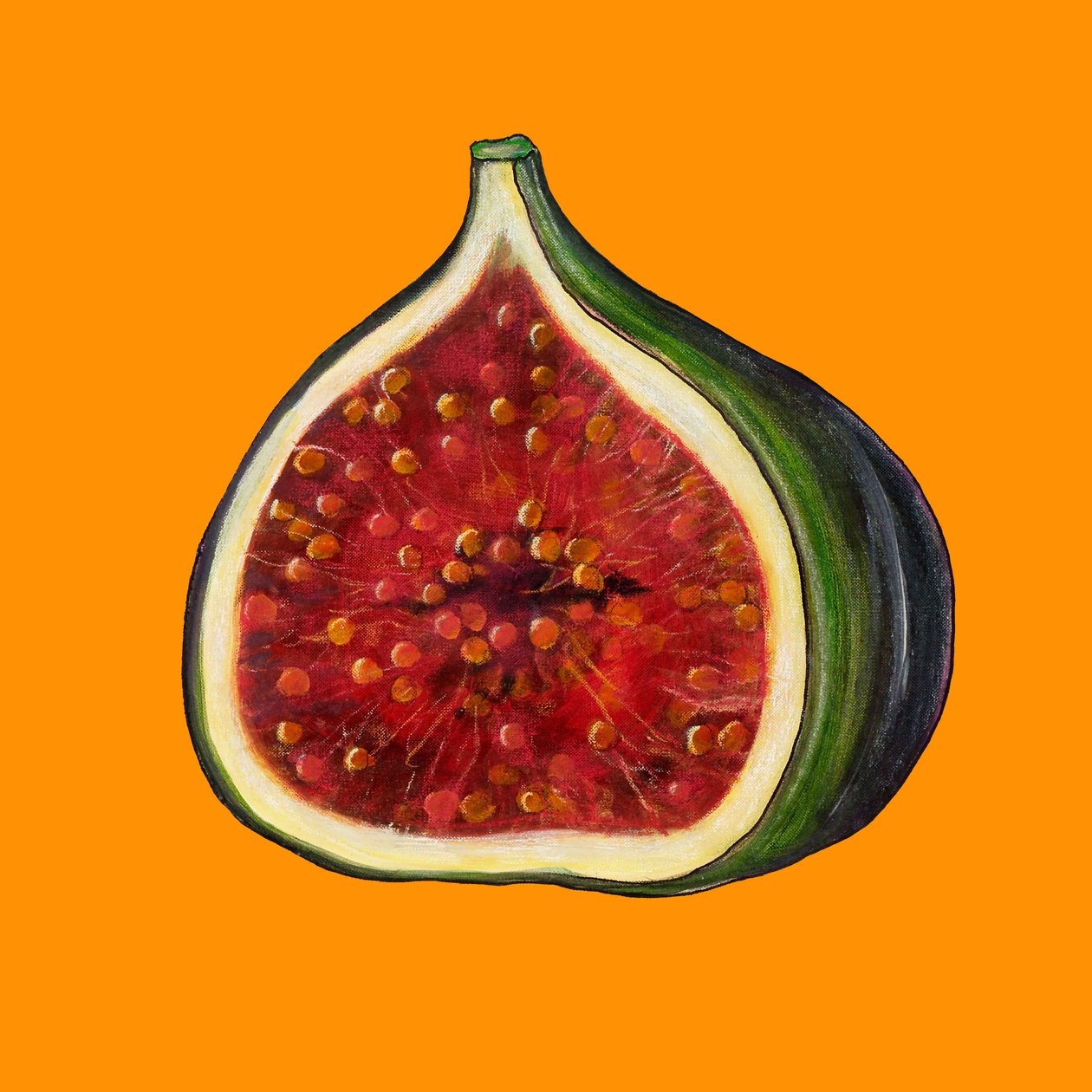 Figo em laranja de Sarah Thompson Engels
