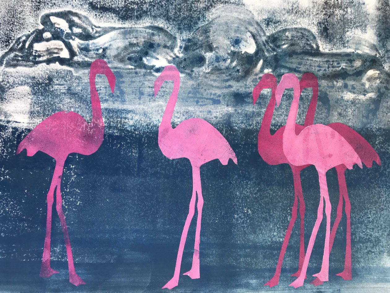 Flamingos de Sarah Thompson Engels