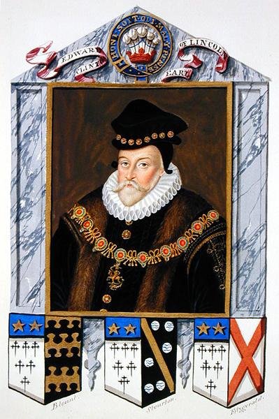Retrato de Edward Fiennes de Clinton (1512-85) 1º Conde de Lincoln de 