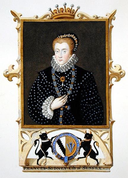 Retrato de Frances Sidney (d.c.1589) Condessa de Sussex de 