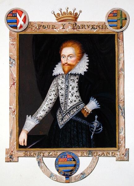 Retrato de Henry Manners (d.1563) 2º Conde de Rutland de 