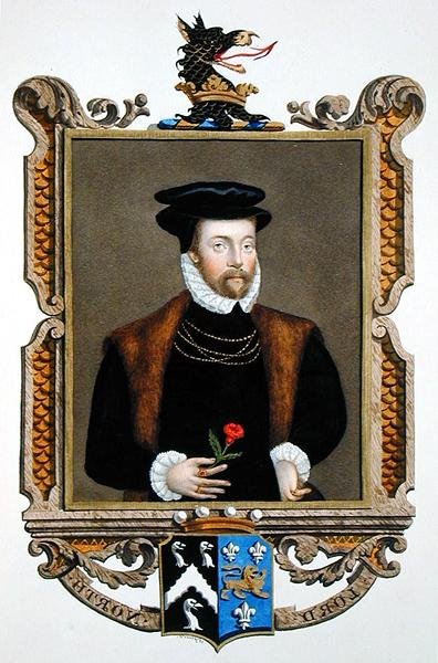 Retrato de Lord Roger North (1530-1600) 2º Barão Norte de 